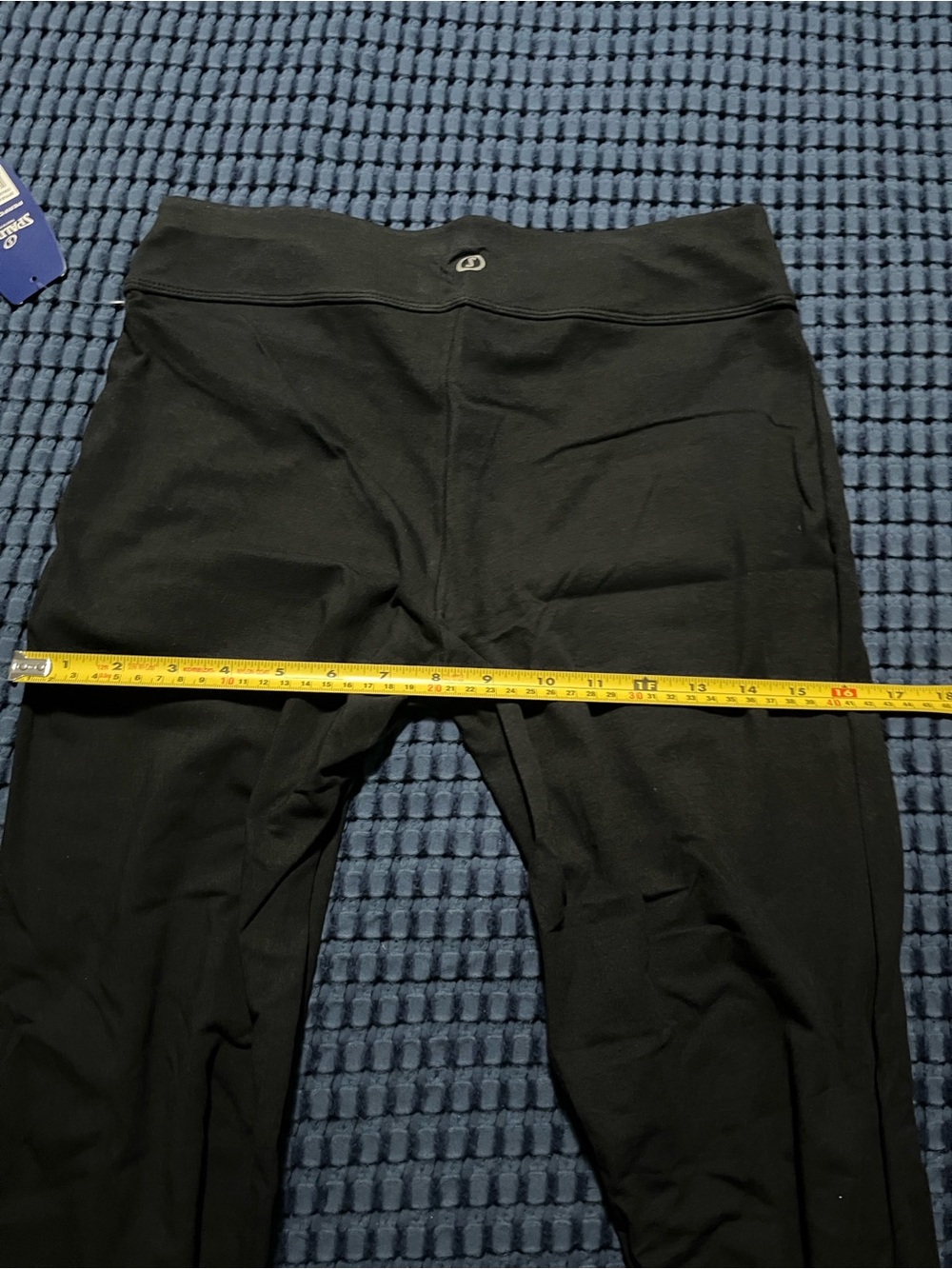 Spalding Black Performance Leggings with Logo Waistband - Picture 7 of 9